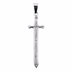 Dije Plata 925 Espada De San Miguel Arcangel