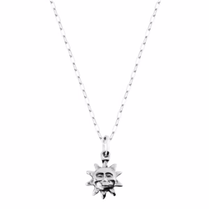 Dije Plata 925 Sol Artesanía con cadena