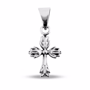 Dije Plata 925 Cruz Tulipan Chica