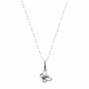 Dije Plata 925 Mini Mariposa Inclinada con cadena