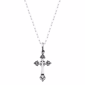 Dije De Plata 925 Cruz Imperial con cadena