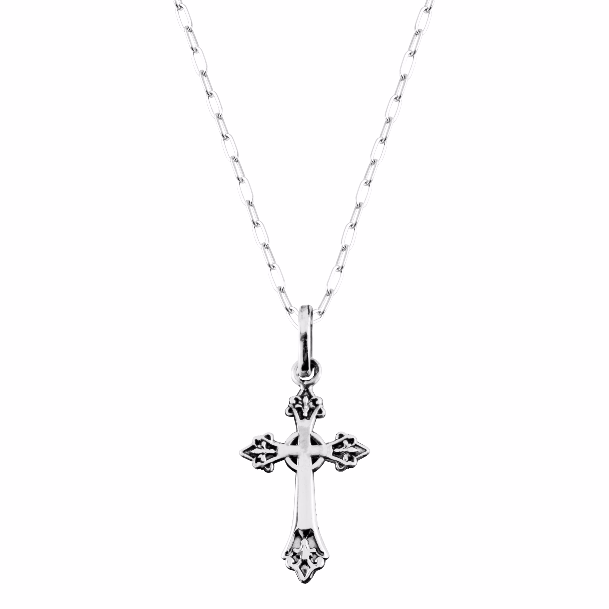 Dije De Plata 925 Cruz Imperial con cadena