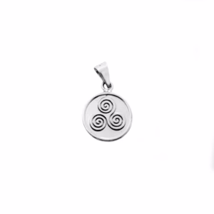 Dije de Plata Medalla Triskel