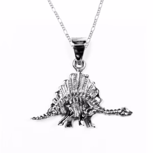 Dije de Plata Dinosaurio Spinosarus con cadena