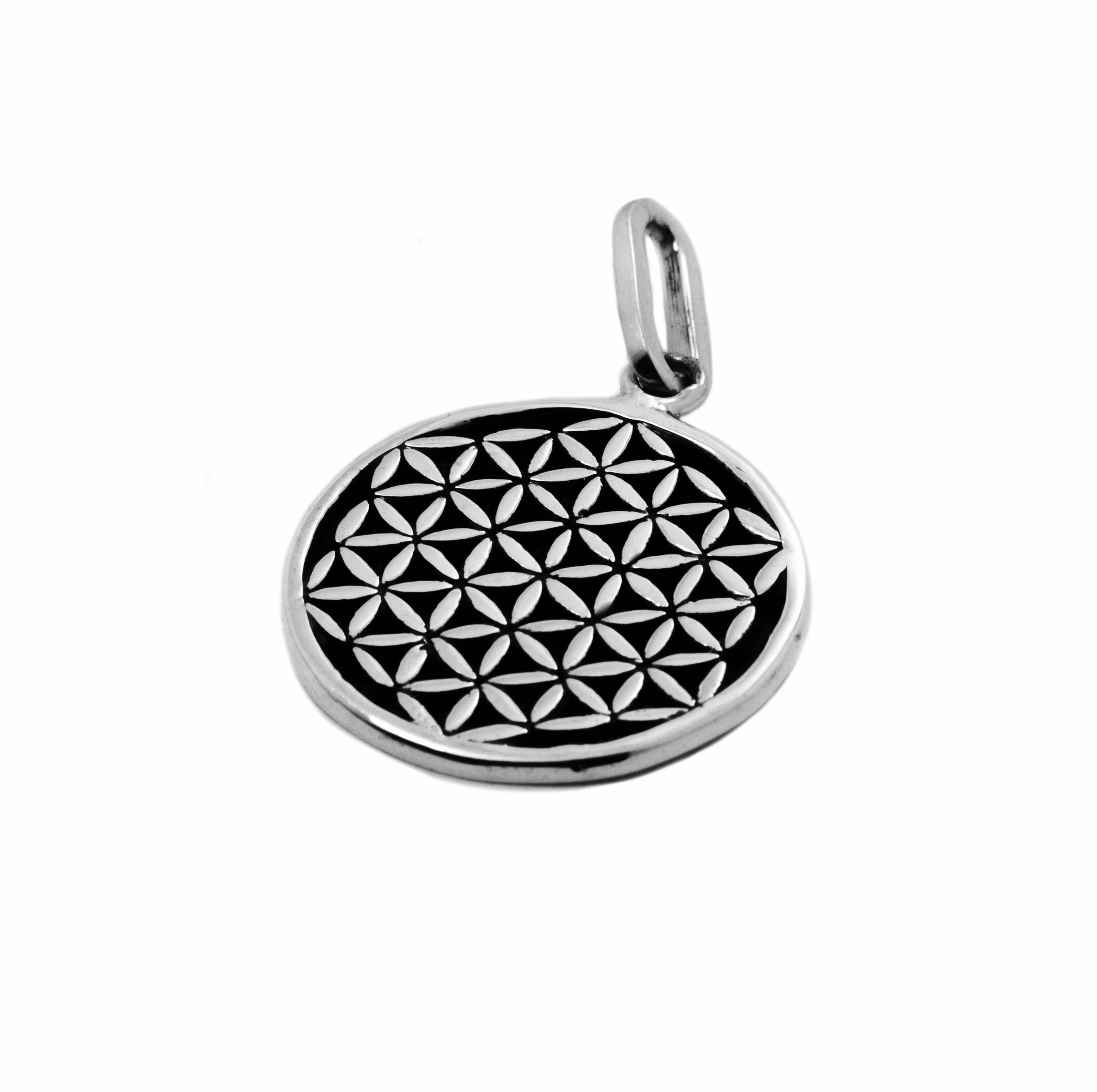 Dije de Plata Flor de la Vida Grande